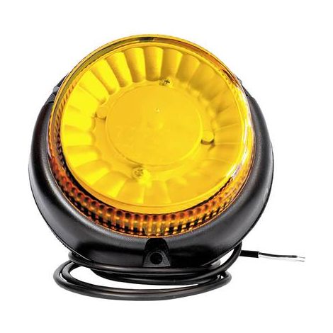 FRISTOM GYROPHARE FT-101 3S LED 12 V, 24 V, 36 V VIA RÉSEAU DE BORD MONTAGE FIXE, MONTAGE PAR VISSAGE ORANGE