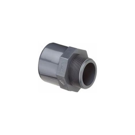 Plasson - Mamelon MF fileté PVC Ø32x25x3/4 - 52123207 (1/2)