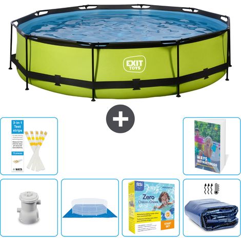 Exit Pool Rund - 360x76 cm - 7-teilig S245
