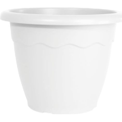 VASO TONDO BIANCO Ø30X23HCM 8,3LT