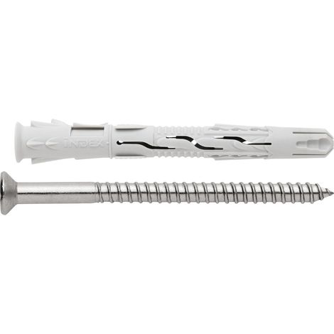T-NUX A A4 - TASSELLI NYLON SFIORATI INOX A4 10X100 ( 50 pz.)
