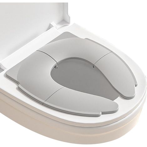 Anneau de Toilette Pliable pour Enfants, Siège d’Apprentissage Pot, Réducteur WC, Sac de Rangement pour Garçon et Fille (1/5)