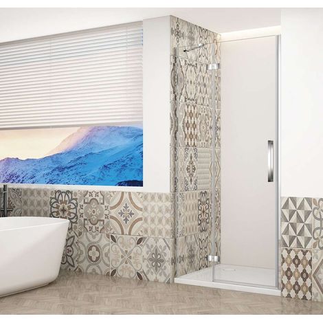Gelco Trinity - Puerta de ducha de 90 cm, izquierda, cristal transparente/cromo GT1290CL-CH (1/5)