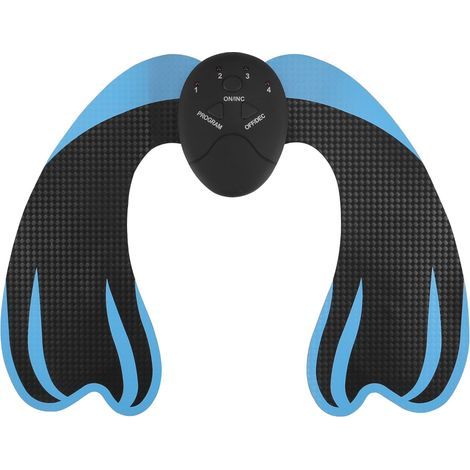 Appareil de massage EMS pour les hanches, stimulation musculaire électrique, coussin vibrant anti-cellulite, pour l'entraînement à domicile et le fitness.- (1/5)