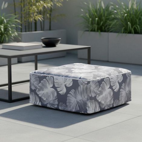 Mömax Pouf Cassy Grau ca. 60x23 cm (1/5)