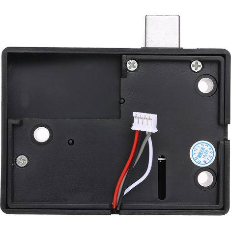 Mini-cadenas biométrique électrique sans clé à empreinte digitale portable pour tiroir de bureau ou classeur, noir