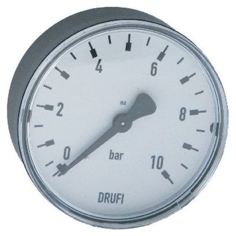 Manometer Syr G 1/4" 0-10bar für Drufi DFR/DFF