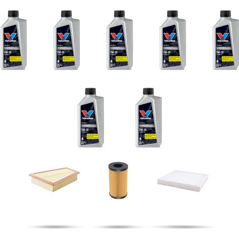 Kit tagliando 3 FILTRI e 7L OLIO compatibile con Land Rover Velar (L560) 2.0 d180 132kw dal 2017 (1/5)