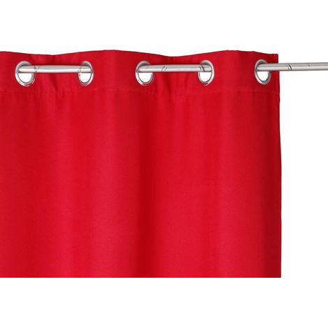 Rideau 140x260cm isolant rouge Atmosphera (1/5)