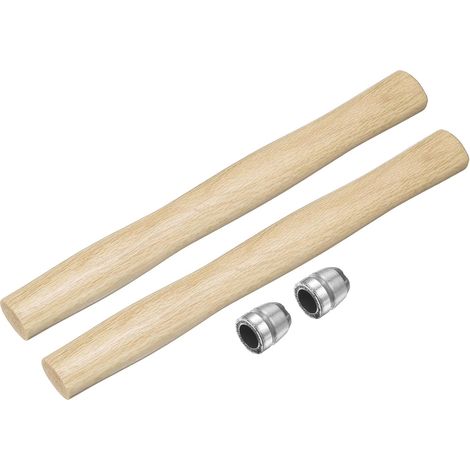 15.6" Manches En Bois De Remplacement Pour Maillet Avec Cales Rondes Pour Tête Ronde Ou Octogonale De 4lb Clouage Charpente Menuiserie Construction Bricolage Outils Maillet Hache (1/5)