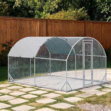 SunJet Poulailler, abri pour poules, Grand enclos poules 10,64 m² - Réf. 5QTCC4AG6UFW (1/5)