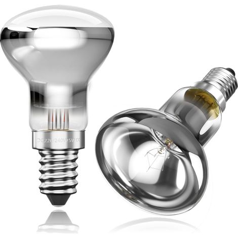 Ampoule Lave 25 W E14 R39 Lampe Lave Ampoule Réflecteur Dimmable Blanc Chaud 2400K 2600K Vis Petite Édison SES 240 V Angle d Éclairage 360 Lot de H59 (1/4)
