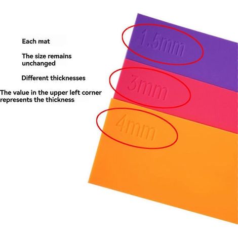 Set mit drei Silikondeckeln für 3D-Sublimationsbecher und -teller (1/5)