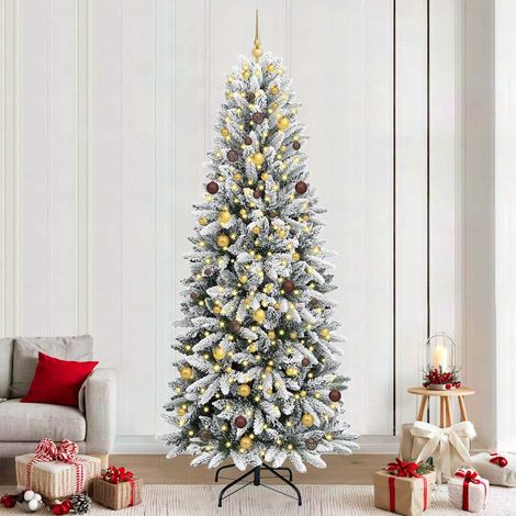 Sapin de Noël artificiel Blanc 240 cm (1/5)