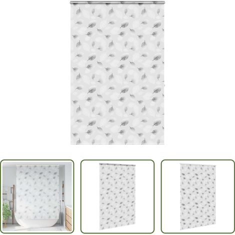 vidaXL Intimité salle de bain - Store enrouleur de douche avec cassette largeur du tissu 146 cm (1/5)