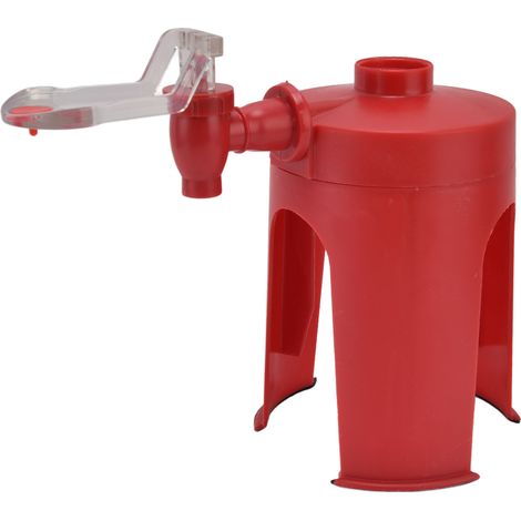 Mini-Wasserspender, automatischer roter Trinkbrunnen mit umgedrehtem Design für Zuhause, Reisen, Camping, Wasser, Limonade und andere Getränke (1/5)