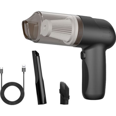 Kabelloser Autostaubsauger, hohe Saugleistung 9000 Pa, wiederaufladbar, 100 W, fürs Büro (1/2)
