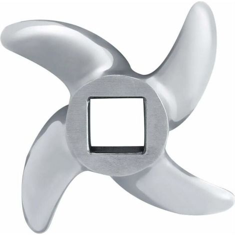 Lame de hachoir à viande, couteau de hachoir à viande, lames de hachoir en acier inoxydable, accessoires de rechange pour hachoirs à viande professionnels en forme de croix (12) (1/5)