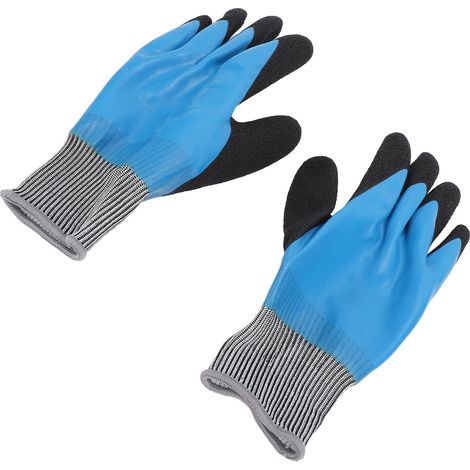 Gants isolants pour électricien, haute tension 380 V à 1000 V, en caoutchouc résistant aux hautes tensions, ignifugés et fins, pour une utilisation professionnelle. (1/5)