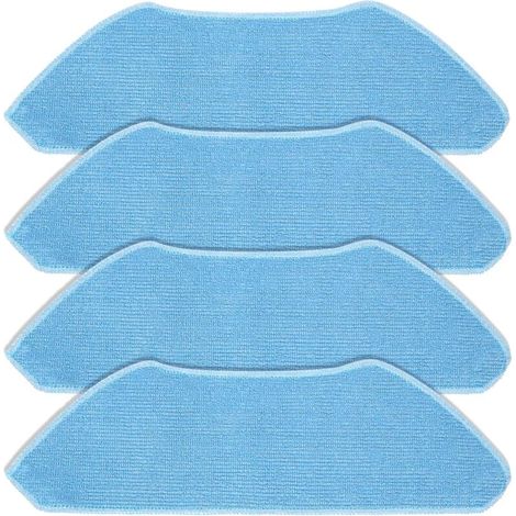 Cleaning Cloth Accessories for Lefant M1 / M2 / M2 Pro / M2S / M2S Pro Replacement Robot Vacuum Cleaner, Soft Microfiber Mops - 4 Pieces (1/4)