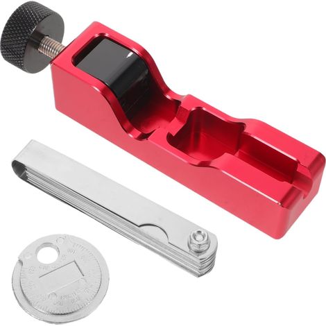 Outil pour Réparation Moteur avec Jauge D'épaisseur de Réglage D'écartement des Bougies D'allumage en Aluminium et Entretien Automobile (1/5)