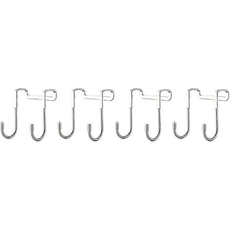 4 crochets de porte en acier inoxydable pour chapeaux et vestes (1/4)