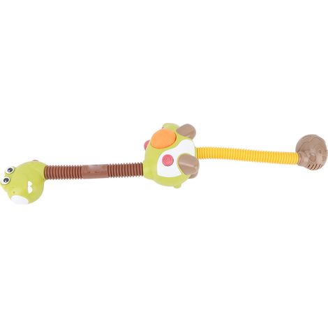 Jouet de bain pour bébé avec ventouses pour la douche, pompe à jet de bain en forme de dinosaure avec réglage à 360 degrés. (1/5)