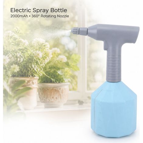 Spruzzatore elettrico automatico senza fili per piante da interno/esterno - 2000 mAh - Ugello regolabile - Blu (1/5)