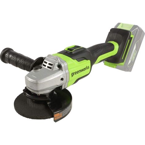 Meuleuse d'Angle Sans Fil avec Disque de 125 mm, 10500 tr/min, Gaucher ou Droitier, SANS Batterie 24V Ni Chargeur, Outillage, Coupe Carrelage Électrique (1/5)