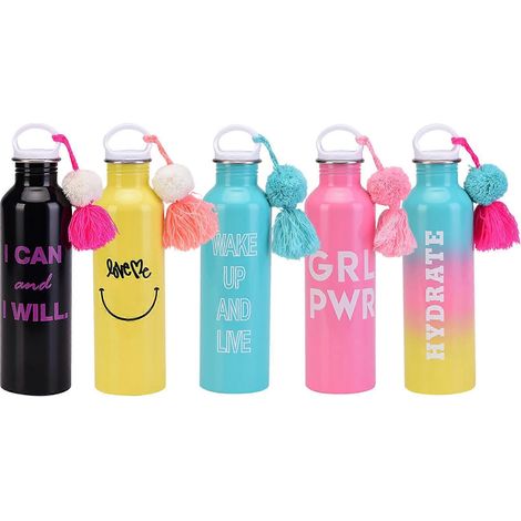 Gourde de sport de 800 ml avec poignée, étanche, idéale pour la salle de sport, le fitness, le camping et les activités de plein air. (1/5)