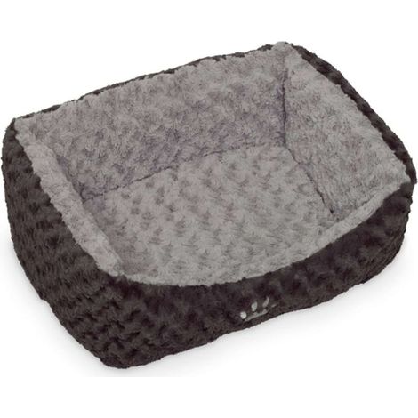 Nobby® Hunde Komfortbett SEOLI dunkelgrau-hellgrau 45 x 40 x 18 cm