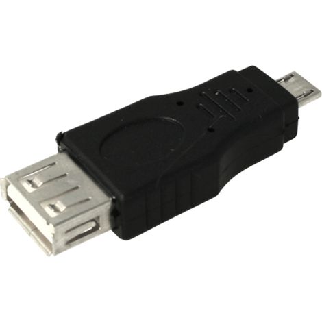 Convertitore Adattatore da USB Femmina a Micro USB Maschio (1/3)