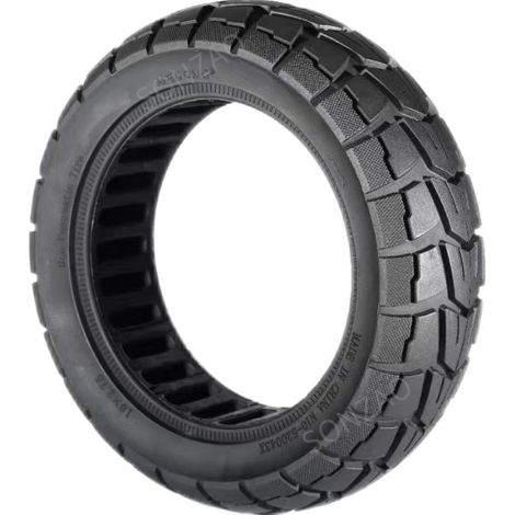 Pneu tout-terrain sans air 102.75 pour trottinette électrique, amortisseur, 54 fentes, diamètre intérieur 150, 10 pouces. (1/5)