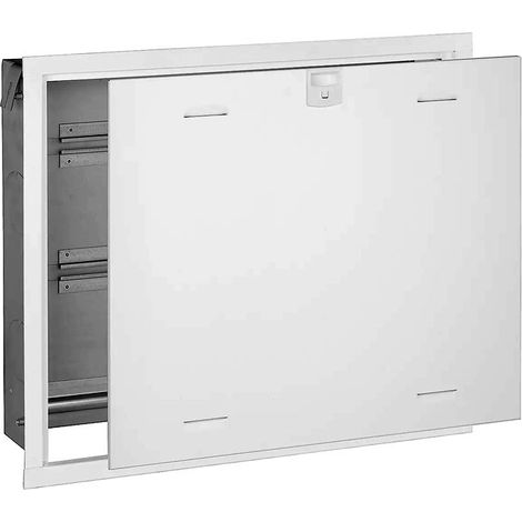Cassetta per collettori con profondità regolabile 500x800x80-120 Caleffi 659085  Bianco - Lamiera (1/2)