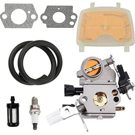 Carburateur - Pour Tronçonneuse Stihl MS171 MS181 MS211 MS181C MS181C-BE - Compatible Zama C1Q-S121C C1Q-S191B C1Q-S268C - Filtre À Air 1139 120 1602 - Kit Complet ×1 (1/5)