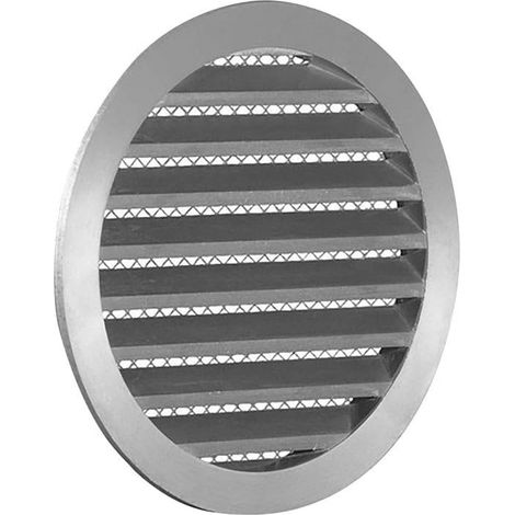 Rejilla de ventilación redonda JSSEVN-160mm con malla - Ventilación - Aluminio (1/2)