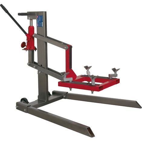 Sealey MCL500 Single Post Hydraulic Portable Motorcycle Lift 450kg Capacity (1/5)