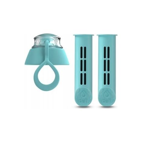 Filtro insertable para botella Dafi, menta, 2 unidades + tapa