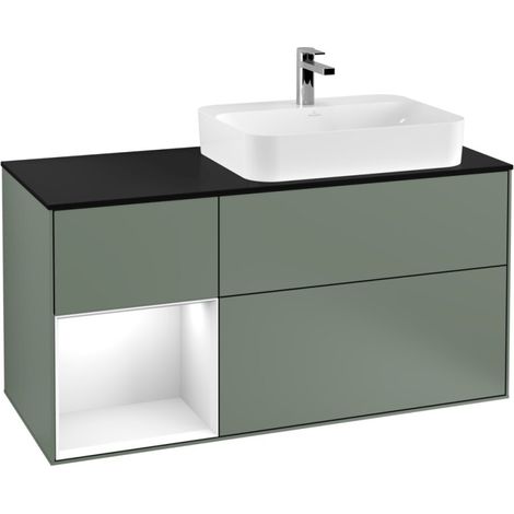 Villeroy & Boch F392GFGM meuble sous-lavabo Finion F39 (1/2)