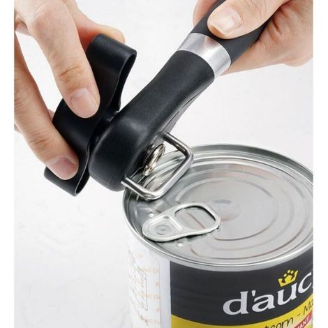 Ouvre-Boîte - Acier Inoxydable Alimentaire - Sans Bords Tranchants - Ergonomique Pour Cuisine Et Restaurant - 1 Pièce (1/4)
