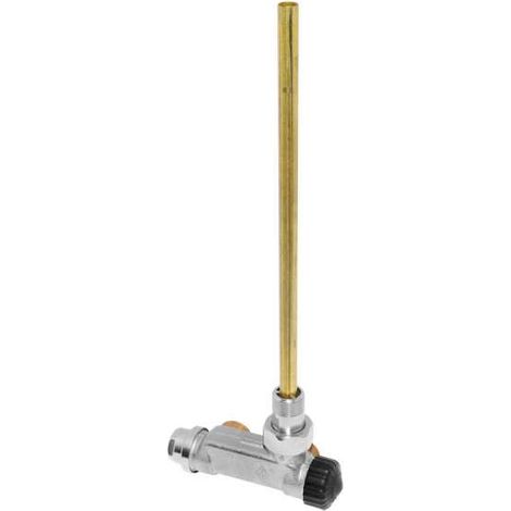 HEIMEIER E-Z Ventil für unteren Einpunktanschluss Eckform 1/2'', Kvs 0,83, RG-vernickelt 3879-02.000 (1/5)
