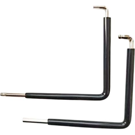 Clé De Réglage Pour Fenêtre Et Porte - Torx 15 - Hexagonale 4 mm - À Tête Sphérique 4 mm - Ensemble De 2 Pièces (1/5)