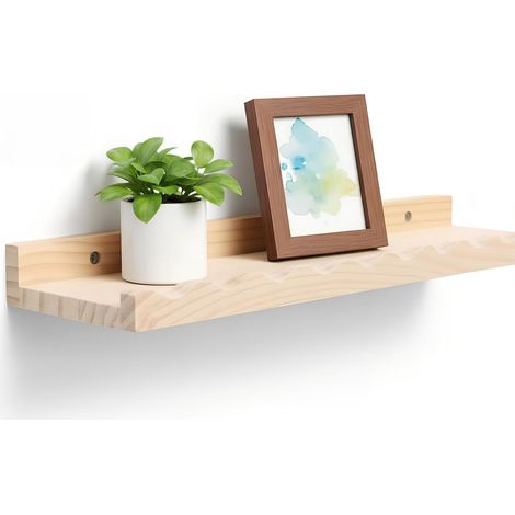 Étagères Murale, Étagère Flottante de CD, 40 10.7cm Étagères Tablettes Style Moderne en Bois, pour Salle de Bain, Chambre, Bureau, Salon, Cuisine, etc (1/5)