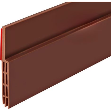 Joint de porte, insonorisant, isolant contre le froid, isolant contre la chaleur, anti-insectes, anti-poussière (200 x 5 cm, marron) (1/5)