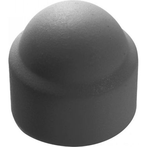 Acton – Cache écrou hexagonal gris anthracite RAL 7016 – Polyéthylène M8 – Boîte de 200 écrous – Filetage métrique pas standard