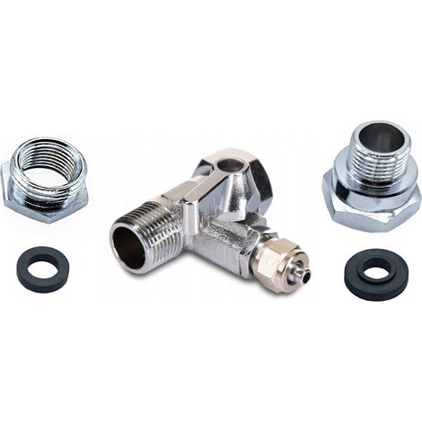 Universeller integrierter 3/8"- und 1/2"-Anschluss mit MyAqua-Kugelhahn (1/2)