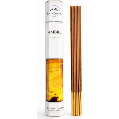 Encens Ambre  Boîte de 20 bâtonnets