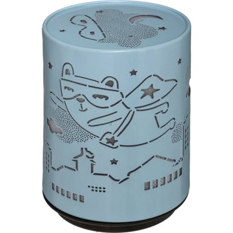 Lámpara de noche infantil LED Push - metal - A. 11 cm - Atmosphera créateur d'intérieur