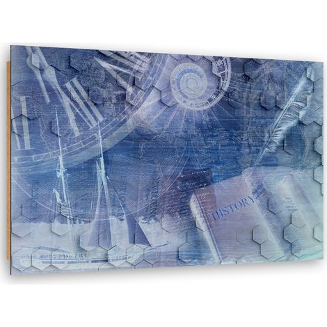 Quadro deco panel, Astrazione di tempo medio - 100x70 (1/5)