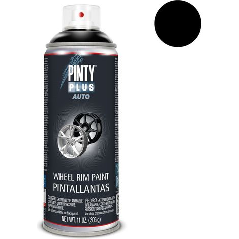 Peinture Aérosol Jantes Noir Pintyplus Finition Durable Spéciale Jantes Auto - Pinty Plus